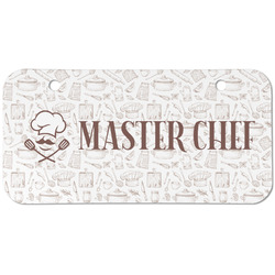 Master Chef Mini/Bicycle License Plate (2 Holes) (Personalized)
