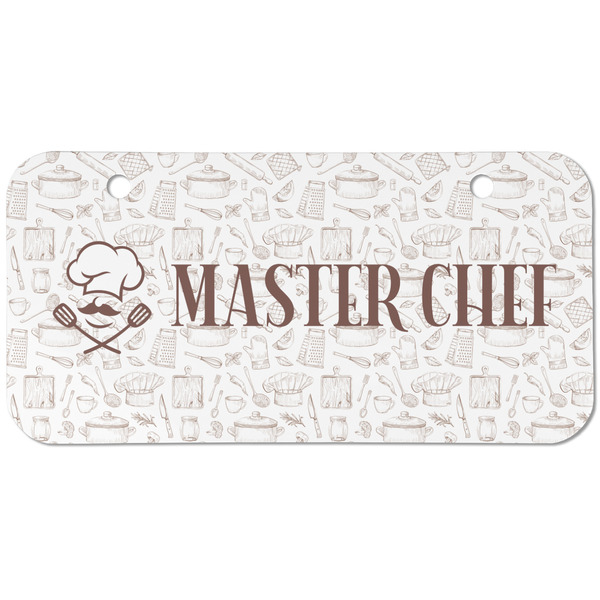 Master Chef Mini Bicycle License Plate - Two Holes