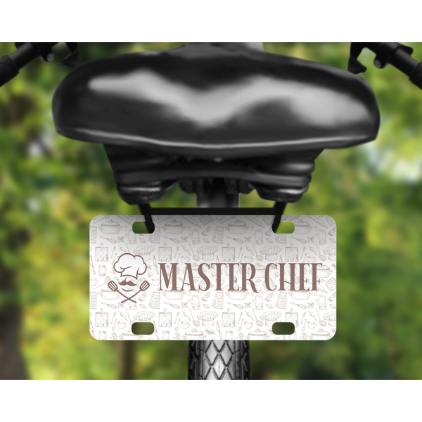 Master Chef Mini License Plate on Bicycle 4 hole
