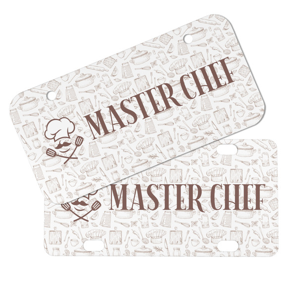Master Chef Mini License Plates - MAIN (4 and 2 Holes)