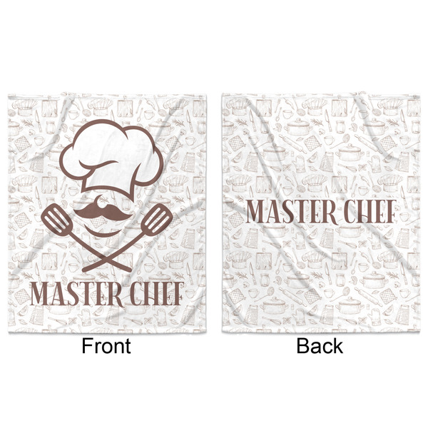 Master Chef Minky Blanket - 50"x60" - Double Sided - Front & Back