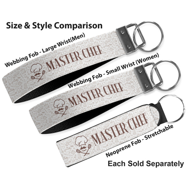 Master Chef Multiple Key Ring comparison sizes