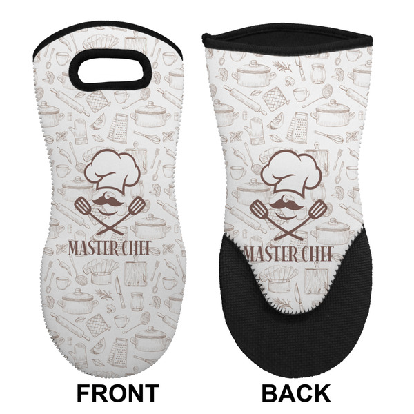 Master Chef Neoprene Oven Mitt (Front & Back)