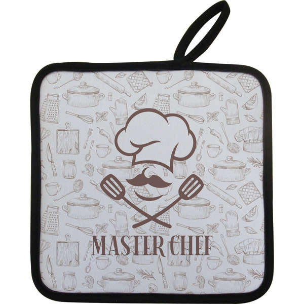 Custom Master Chef Pot Holder w/ Name or Text
