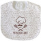 Master Chef Velour Baby Bib w/ Name or Text