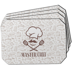 Master Chef Dining Table Mat - Octagon w/ Name or Text