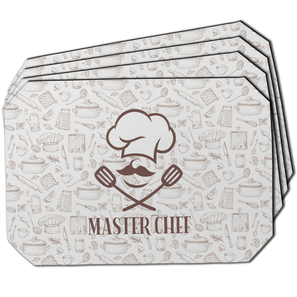 Custom Master Chef Dining Table Mat - Octagon w/ Name or Text