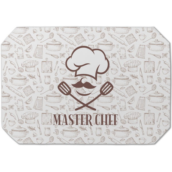 Custom Master Chef Dining Table Mat - Octagon (Single-Sided) w/ Name or Text