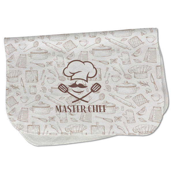 Custom Master Chef Burp Cloth - Fleece w/ Name or Text