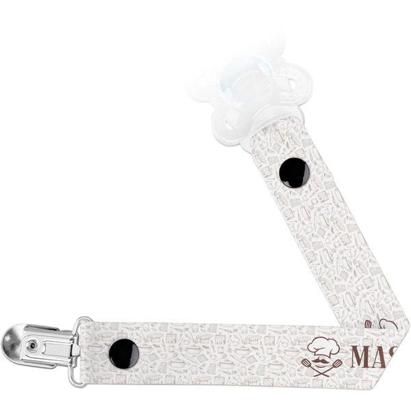 Custom Master Chef Pacifier Clip (Personalized)