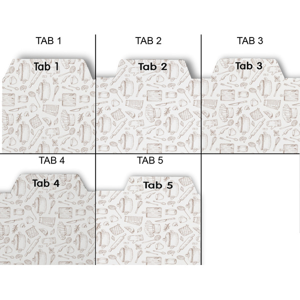 Master Chef Page Dividers - Set of 5 - Approval