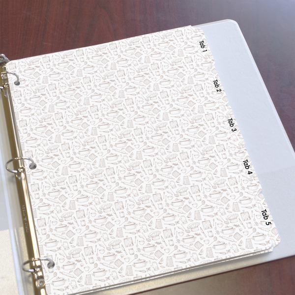Master Chef Page Dividers - Set of 5 - In Context