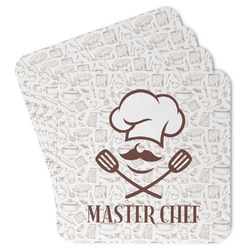 Master Chef Paper Coasters (Personalized)