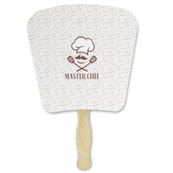 Master Chef Paper Fan (Personalized)