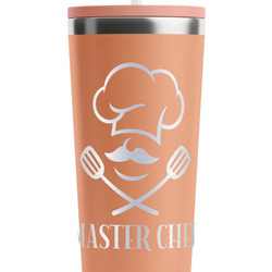Master Chef RTIC Everyday Tumbler with Straw - 28oz - Peach - Single-Sided (Personalized)