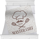 Master Chef Minky Blanket - Twin / Full - 80"x60" - Single Sided w/ Name or Text