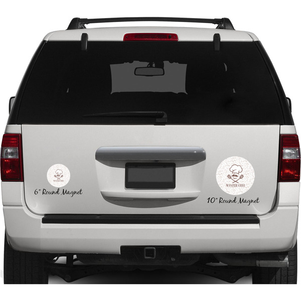 Master Chef Personalized Car Magnets on Ford Explorer