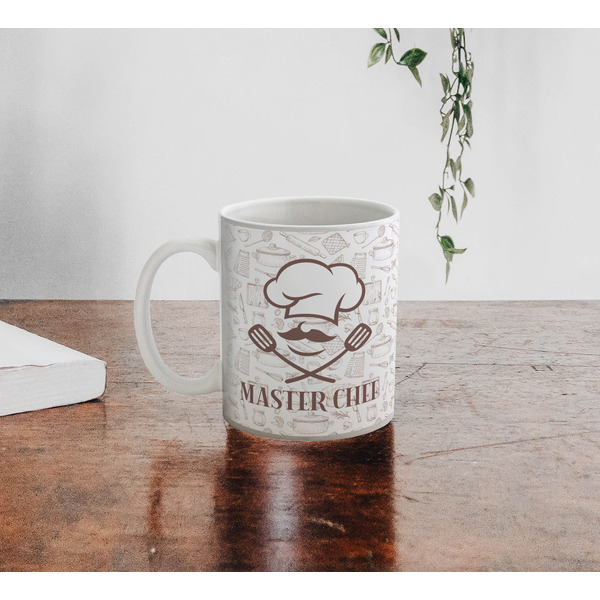 Master Chef Personalized Coffee Mug - Lifestyle