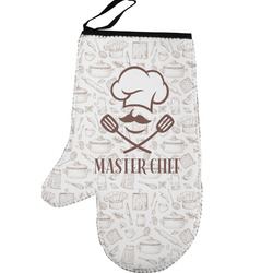 Master Chef Left Oven Mitt w/ Name or Text