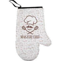 Master Chef Right Oven Mitt w/ Name or Text
