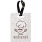 Master Chef Plastic Luggage Tag - Rectangular w/ Name or Text