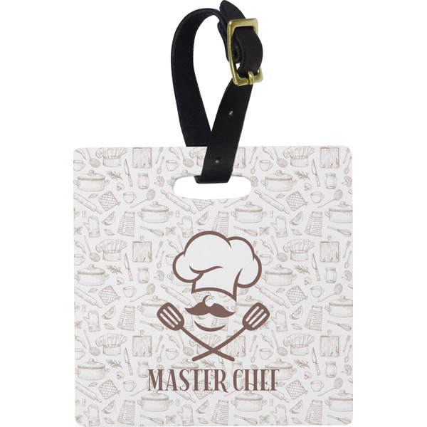 Master Chef Personalized Square Luggage Tag