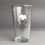 Master Chef Pint Glass - Full Color Logo (Personalized)