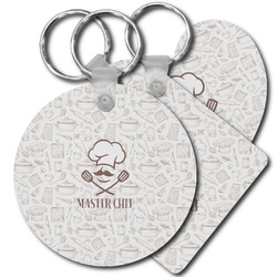 Master Chef Plastic Keychain (Personalized)