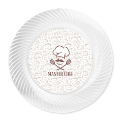 Master Chef Plastic Party Dinner Plates - 10" (Personalized)