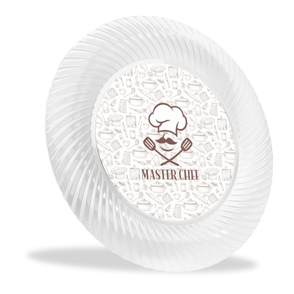 Custom Master Chef Plastic Party Dinner Plates - 10" (Personalized)