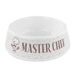 Master Chef Plastic Dog Bowl - Small (Personalized)