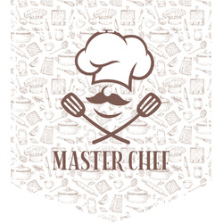 Master Chef Iron On Faux Pocket w/ Name or Text