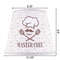 Master Chef Poly Film Empire Lampshade - Dimensions