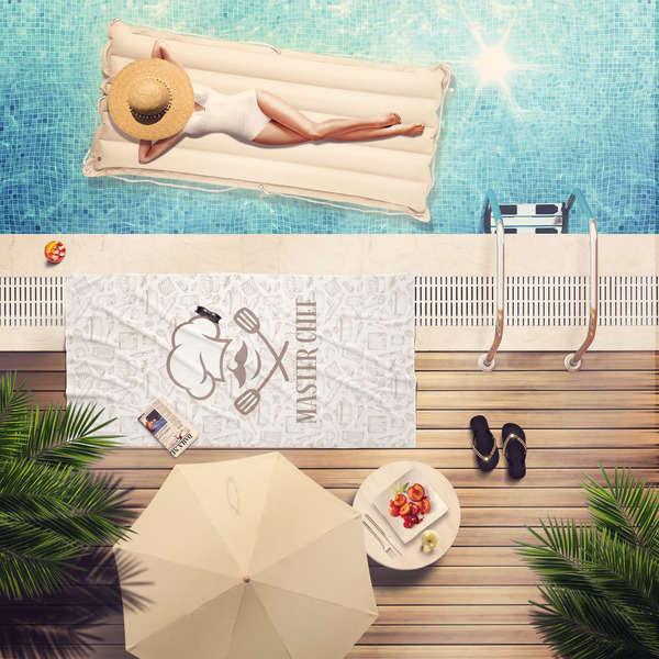 Master Chef Pool Towel Lifestyle