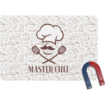 Master Chef Rectangular Fridge Magnet w/ Name or Text