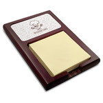 Master Chef Red Mahogany Sticky Note Holder w/ Name or Text