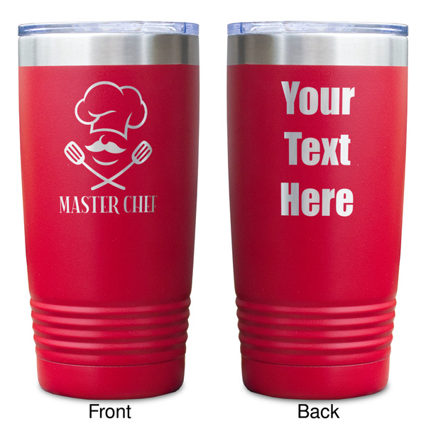 Master Chef Red Polar Camel Tumbler - 20oz - Double Sided - Approval