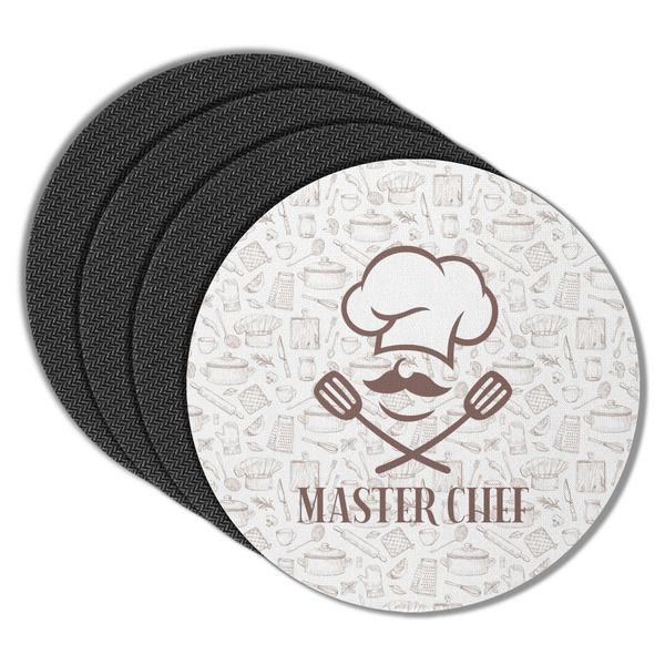 Master Chef Round Coaster Rubber Back - Main