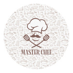 Master Chef Round Decal - Medium (Personalized)