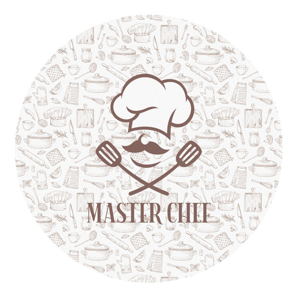 Custom Master Chef Round Decal - Medium (Personalized)