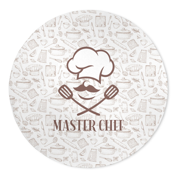 Custom Master Chef 5' Round Indoor Area Rug (Personalized)