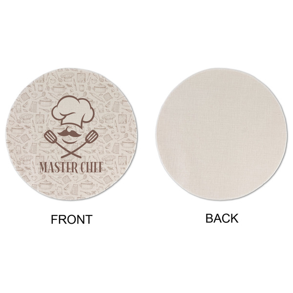 Master Chef Round Linen Placemats - APPROVAL (single sided)