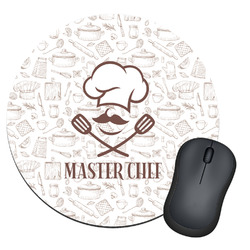 Master Chef Round Mouse Pad (Personalized)