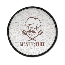 Master Chef Iron On Round Patch w/ Name or Text