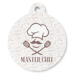 Master Chef Round Pet ID Tag - Large (Personalized)