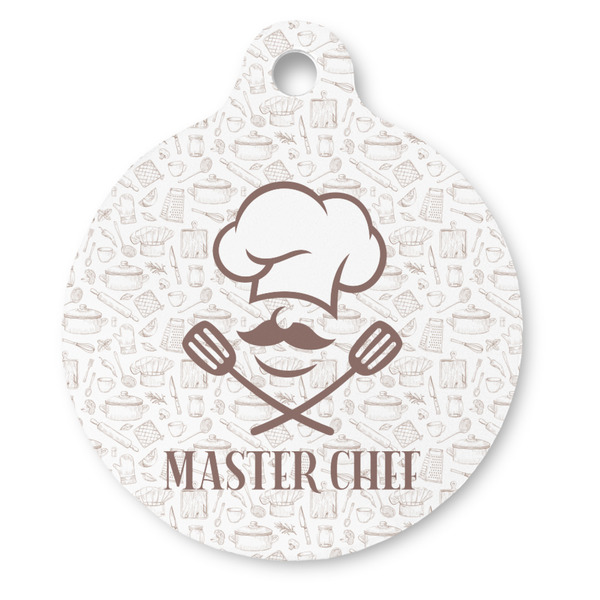 Custom Master Chef Round Pet ID Tag - Large (Personalized)