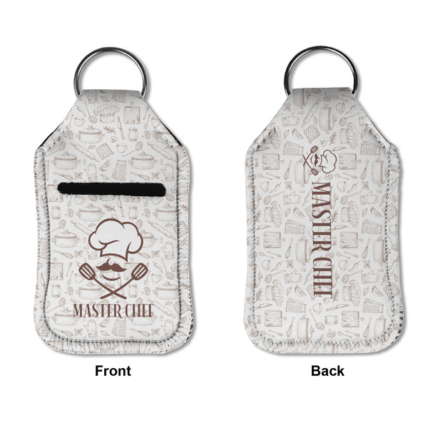 Master Chef Sanitizer Holder Keychain - Small APPROVAL (Flat)
