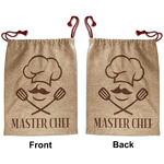 Master Chef Santa Sack - Front & Back (Personalized)