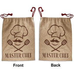 Master Chef Santa Sack - Front & Back (Personalized)