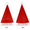 Master Chef Santa Hats - Front and Back (Double Sided Print) APPROVAL